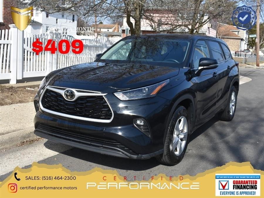 2023 Toyota Highlander L, available for sale in Valley Stream, New York | Certified Performance Motors. Valley Stream, New York