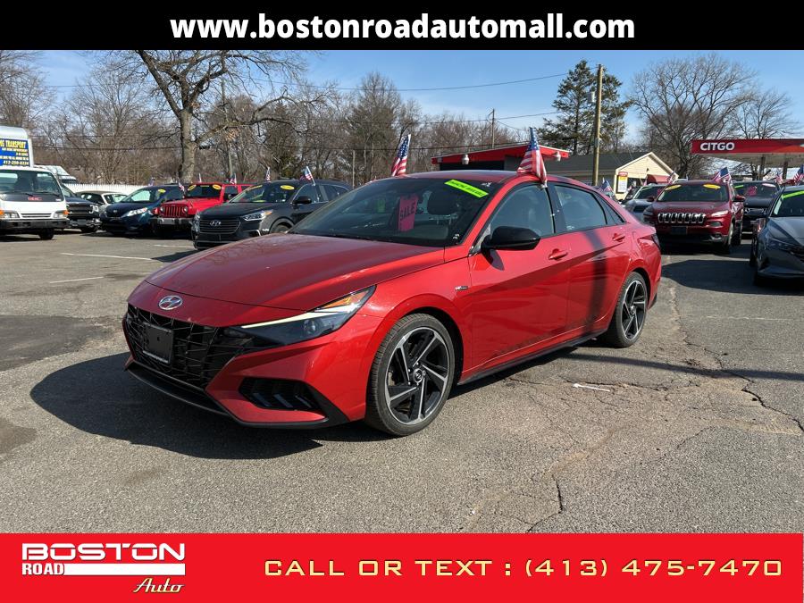 2021 Hyundai Elantra N Line DCT, available for sale in Springfield, Massachusetts | Boston Road Auto. Springfield, Massachusetts 2021 Hyundai Elantra N Line DCT, available for sale in Springfield, Massachusetts | Boston Road Auto. Springfield, Massachusetts