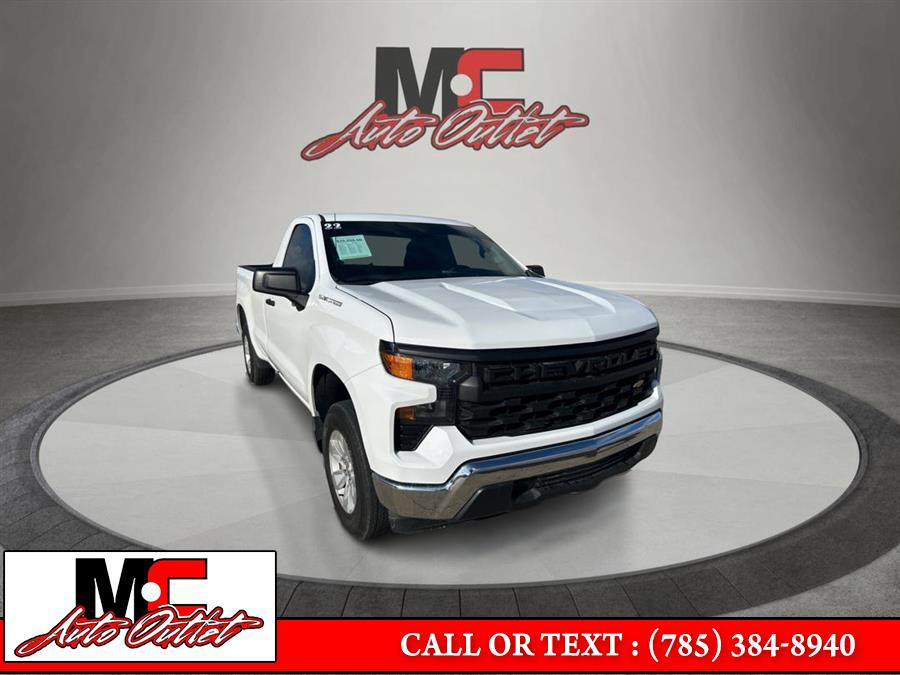 2022 Chevrolet Silverado 1500 2WD Reg Cab 140" Work Truck, available for sale in Colby, Kansas | M C Auto Outlet Inc. Colby, Kansas