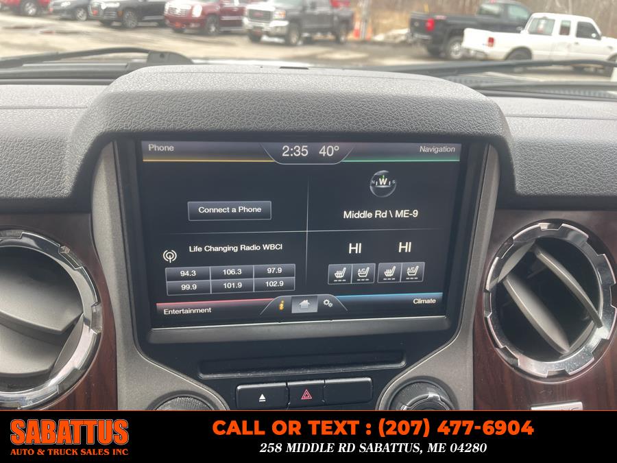 2016 Ford Super Duty F-350 SRW 4WD Crew Cab 172" Lariat, available for sale in Sabattus, Maine | Sabattus Auto and Truck Sales Inc. Sabattus, Maine 2016 Ford Super Duty F-350 SRW 4WD Crew Cab 172" Lariat, available for sale in Sabattus, Maine | Sabattus Auto and Truck Sales Inc. Sabattus, Maine
