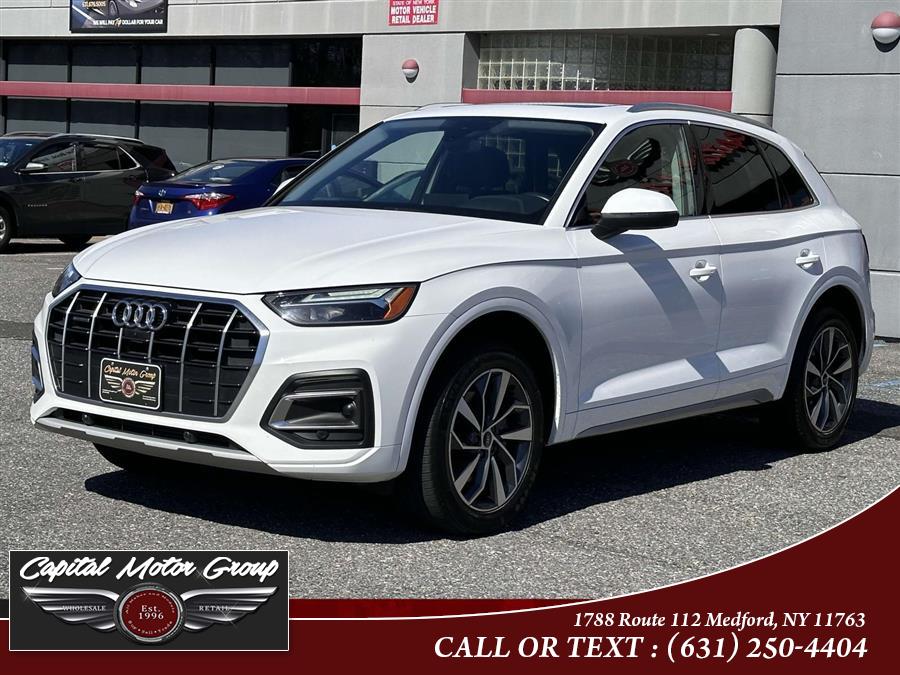 2021 Audi Q5 Premium Plus 45 TFSI quattro, available for sale in Medford, New York | Capital Motor Group Inc. Medford, New York 2021 Audi Q5 Premium Plus 45 TFSI quattro, available for sale in Medford, New York | Capital Motor Group Inc. Medford, New York