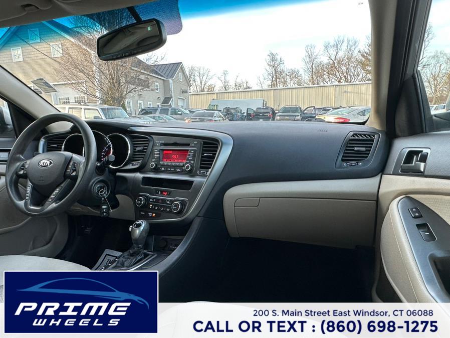 2013 Kia Optima 4dr Sdn LX, available for sale in East Windsor, Connecticut | Prime Wheels. East Windsor, Connecticut 2013 Kia Optima 4dr Sdn LX, available for sale in East Windsor, Connecticut | Prime Wheels. East Windsor, Connecticut