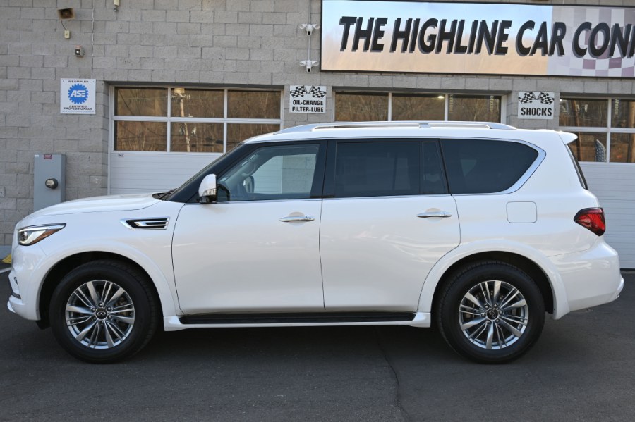 2023 INFINITI QX80 LUXE AWD, available for sale in Waterbury, Connecticut | Highline Car Connection. Waterbury, Connecticut 2023 INFINITI QX80 LUXE AWD, available for sale in Waterbury, Connecticut | Highline Car Connection. Waterbury, Connecticut