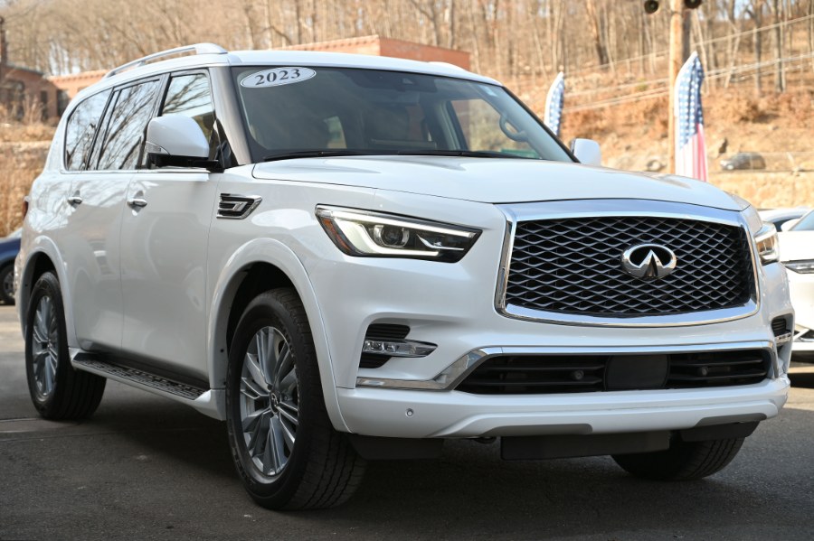 2023 INFINITI QX80 LUXE AWD, available for sale in Waterbury, Connecticut | Highline Car Connection. Waterbury, Connecticut 2023 INFINITI QX80 LUXE AWD, available for sale in Waterbury, Connecticut | Highline Car Connection. Waterbury, Connecticut