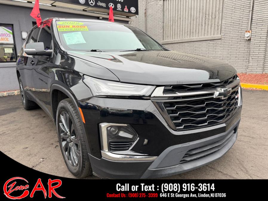 2022 Chevrolet Traverse AWD 4dr RS, available for sale in Linden, New Jersey | Car Zone. Linden, New Jersey 2022 Chevrolet Traverse AWD 4dr RS, available for sale in Linden, New Jersey | Car Zone. Linden, New Jersey