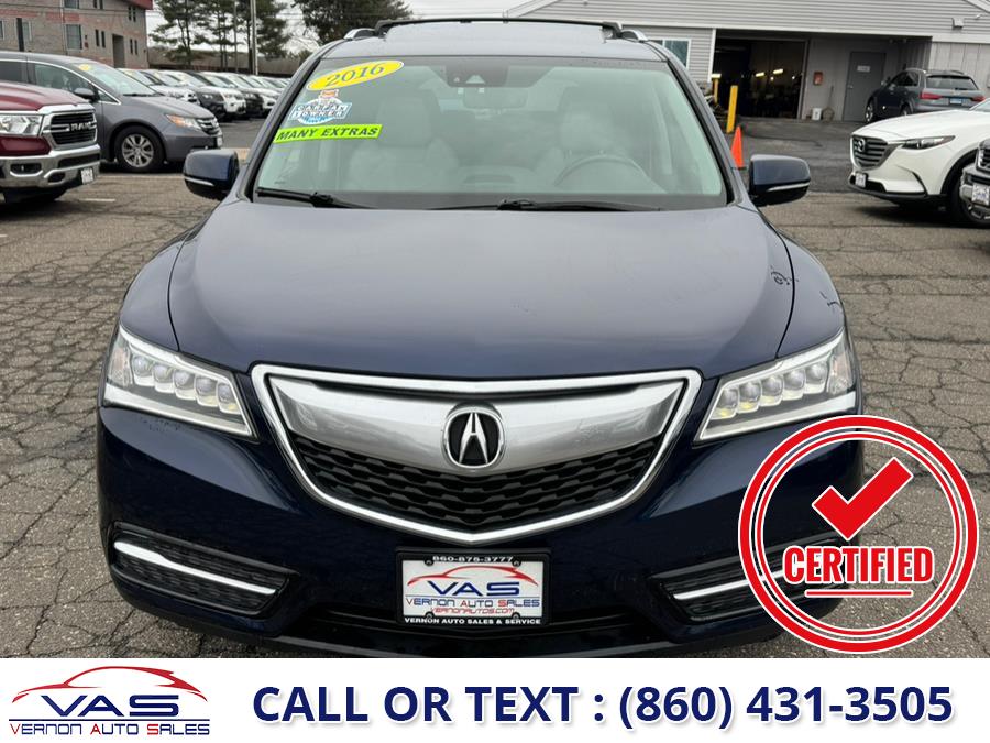 2016 Acura MDX SH-AWD 4dr w/Tech/Entertainment/AcuraWatch Plus, available for sale in Manchester, Connecticut | Vernon Auto Sale & Service. Manchester, Connecticut 2016 Acura MDX SH-AWD 4dr w/Tech/Entertainment/AcuraWatch Plus, available for sale in Manchester, Connecticut | Vernon Auto Sale & Service. Manchester, Connecticut