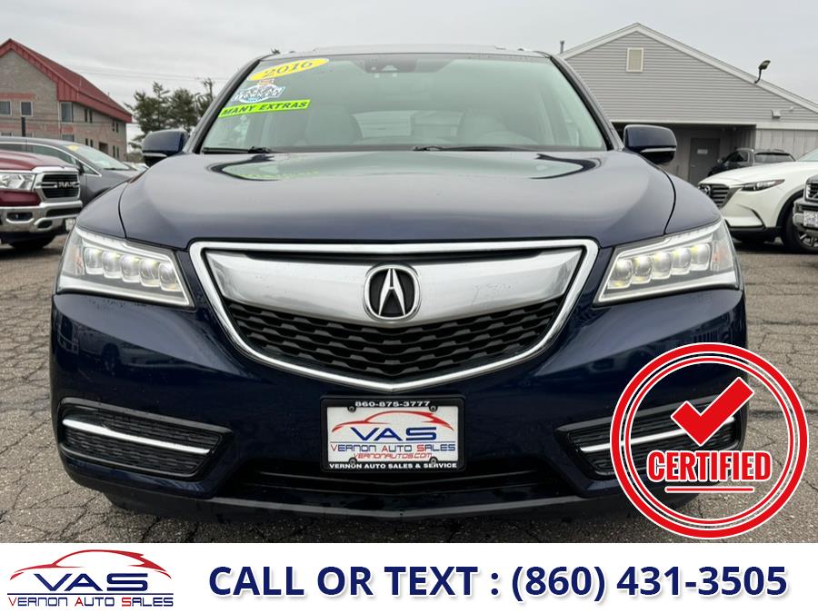 2016 Acura MDX SH-AWD 4dr w/Tech/Entertainment/AcuraWatch Plus, available for sale in Manchester, Connecticut | Vernon Auto Sale & Service. Manchester, Connecticut 2016 Acura MDX SH-AWD 4dr w/Tech/Entertainment/AcuraWatch Plus, available for sale in Manchester, Connecticut | Vernon Auto Sale & Service. Manchester, Connecticut