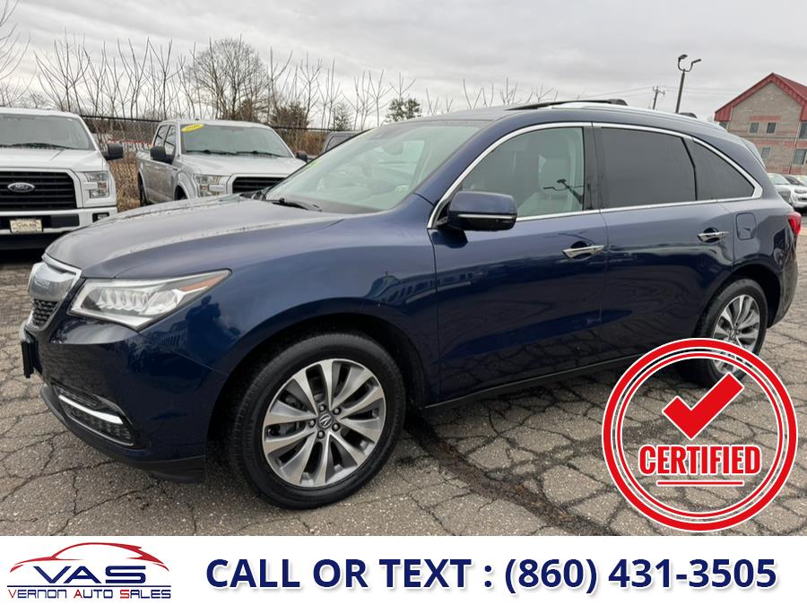 2016 Acura MDX SH-AWD 4dr w/Tech/Entertainment/AcuraWatch Plus, available for sale in Manchester, Connecticut | Vernon Auto Sale & Service. Manchester, Connecticut 2016 Acura MDX SH-AWD 4dr w/Tech/Entertainment/AcuraWatch Plus, available for sale in Manchester, Connecticut | Vernon Auto Sale & Service. Manchester, Connecticut