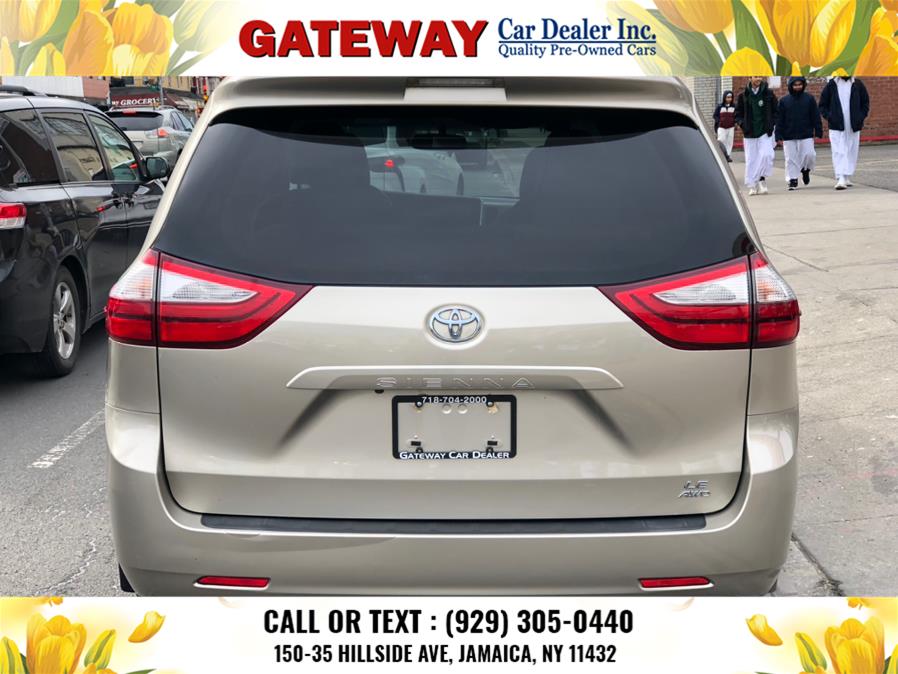 2016 Toyota Sienna 5dr 7-Pass Van LE AWD (Natl), available for sale in Jamaica, New York | Gateway Car Dealer Inc. Jamaica, New York 2016 Toyota Sienna 5dr 7-Pass Van LE AWD (Natl), available for sale in Jamaica, New York | Gateway Car Dealer Inc. Jamaica, New York