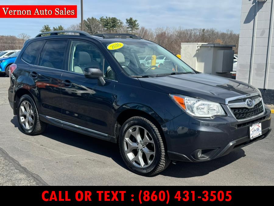 2016 Subaru Forester 4dr CVT 2.5i Touring PZEV, available for sale in Manchester, Connecticut | Vernon Auto Sale & Service. Manchester, Connecticut 2016 Subaru Forester 4dr CVT 2.5i Touring PZEV, available for sale in Manchester, Connecticut | Vernon Auto Sale & Service. Manchester, Connecticut