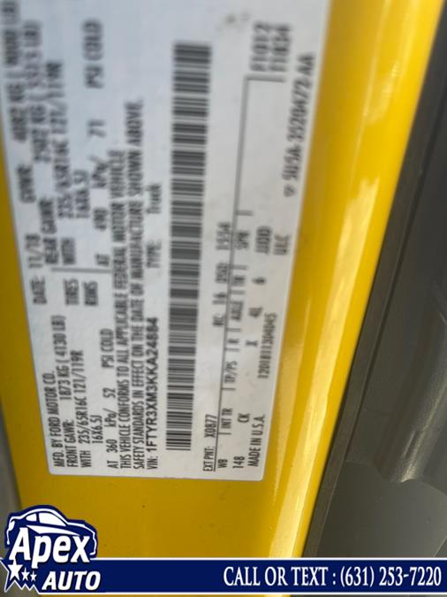 2019 Ford Transit Van T-250 148" EL Hi Rf 9000 GVWR Sliding RH Dr, available for sale in Selden, New York | Apex Auto. Selden, New York 2019 Ford Transit Van T-250 148" EL Hi Rf 9000 GVWR Sliding RH Dr, available for sale in Selden, New York | Apex Auto. Selden, New York