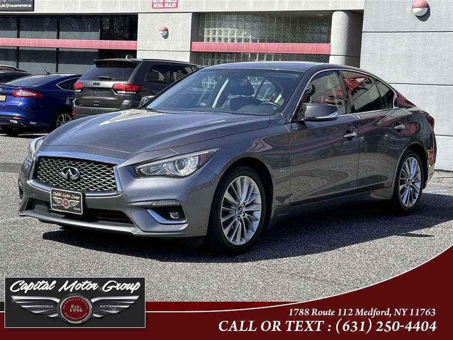 2019 INFINITI Q50 3.0t LUXE AWD, available for sale in Medford, New York | Capital Motor Group Inc. Medford, New York 2019 INFINITI Q50 3.0t LUXE AWD, available for sale in Medford, New York | Capital Motor Group Inc. Medford, New York
