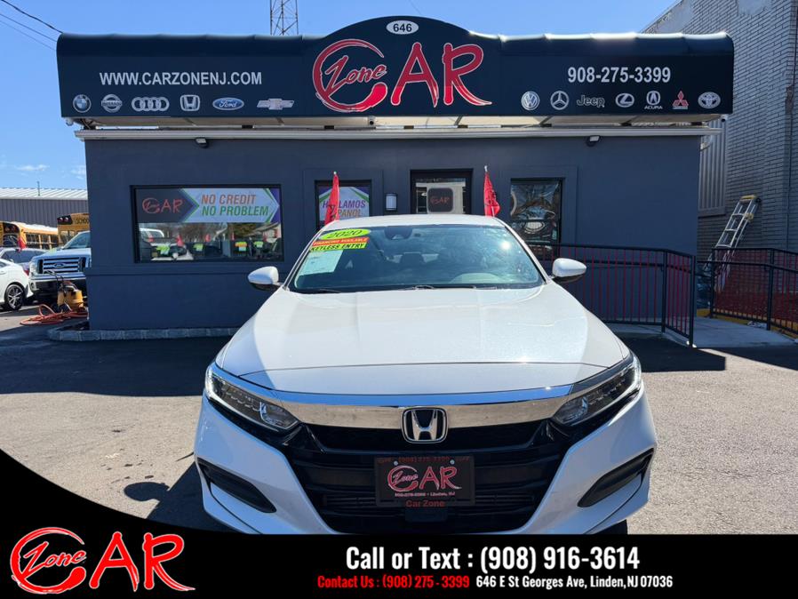 2020 Honda Accord Sedan LX 1.5T CVT, available for sale in Linden, New Jersey | Car Zone. Linden, New Jersey 2020 Honda Accord Sedan LX 1.5T CVT, available for sale in Linden, New Jersey | Car Zone. Linden, New Jersey
