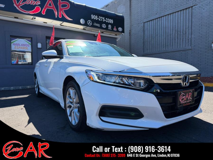 2020 Honda Accord Sedan LX 1.5T CVT, available for sale in Linden, New Jersey | Car Zone. Linden, New Jersey 2020 Honda Accord Sedan LX 1.5T CVT, available for sale in Linden, New Jersey | Car Zone. Linden, New Jersey