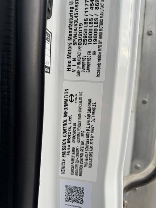 2020 HINO 268A 26 FT SMYRNA BOX WITH MAXON LIFTGATE, available for sale in Paterson, New Jersey | Speedway Motors LLC. Paterson, New Jersey 2020 HINO 268A 26 FT SMYRNA BOX WITH MAXON LIFTGATE, available for sale in Paterson, New Jersey | Speedway Motors LLC. Paterson, New Jersey