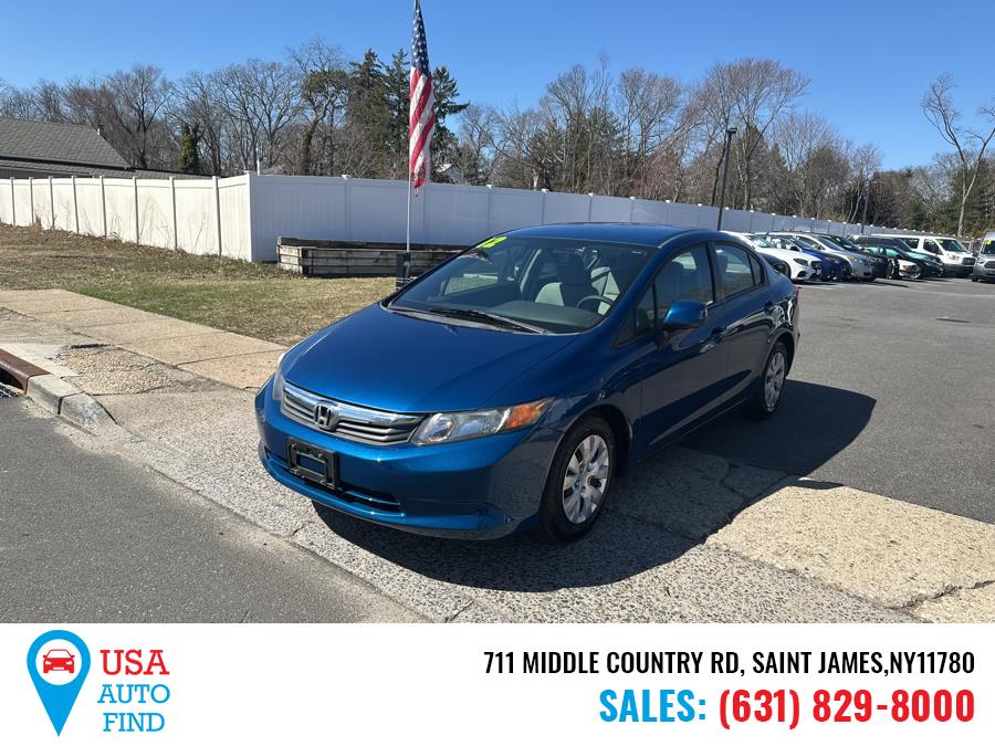 2012 Honda Civic Sdn 4dr Auto LX, available for sale in Saint James, New York | USA Auto Find. Saint James, New York 2012 Honda Civic Sdn 4dr Auto LX, available for sale in Saint James, New York | USA Auto Find. Saint James, New York