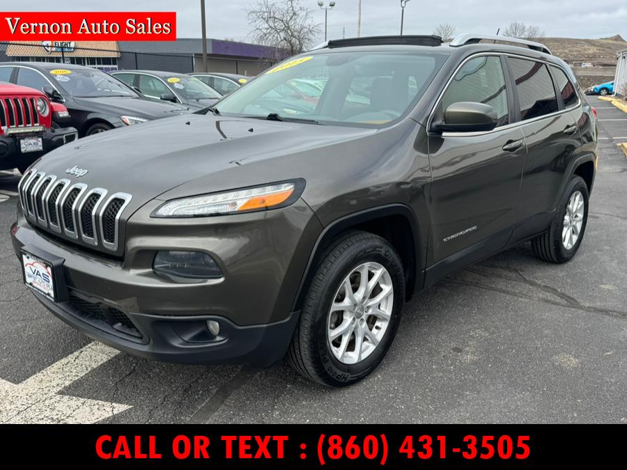 2015 Jeep Cherokee 4WD 4dr Latitude, available for sale in Manchester, Connecticut | Vernon Auto Sale & Service. Manchester, Connecticut 2015 Jeep Cherokee 4WD 4dr Latitude, available for sale in Manchester, Connecticut | Vernon Auto Sale & Service. Manchester, Connecticut