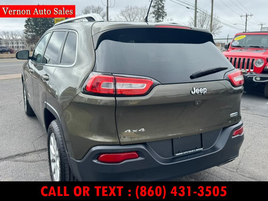 2015 Jeep Cherokee 4WD 4dr Latitude, available for sale in Manchester, Connecticut | Vernon Auto Sale & Service. Manchester, Connecticut 2015 Jeep Cherokee 4WD 4dr Latitude, available for sale in Manchester, Connecticut | Vernon Auto Sale & Service. Manchester, Connecticut