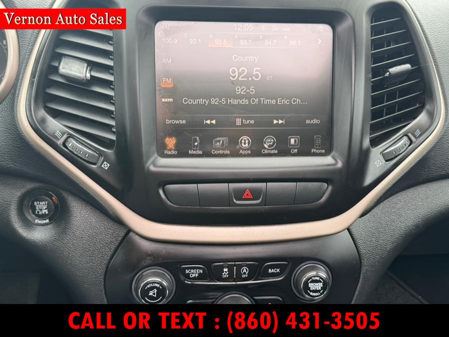 2015 Jeep Cherokee 4WD 4dr Latitude, available for sale in Manchester, Connecticut | Vernon Auto Sale & Service. Manchester, Connecticut 2015 Jeep Cherokee 4WD 4dr Latitude, available for sale in Manchester, Connecticut | Vernon Auto Sale & Service. Manchester, Connecticut