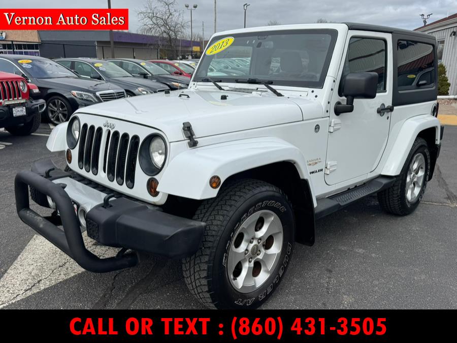 2013 Jeep Wrangler 4WD 2dr Sahara, available for sale in Manchester, Connecticut | Vernon Auto Sale & Service. Manchester, Connecticut 2013 Jeep Wrangler 4WD 2dr Sahara, available for sale in Manchester, Connecticut | Vernon Auto Sale & Service. Manchester, Connecticut
