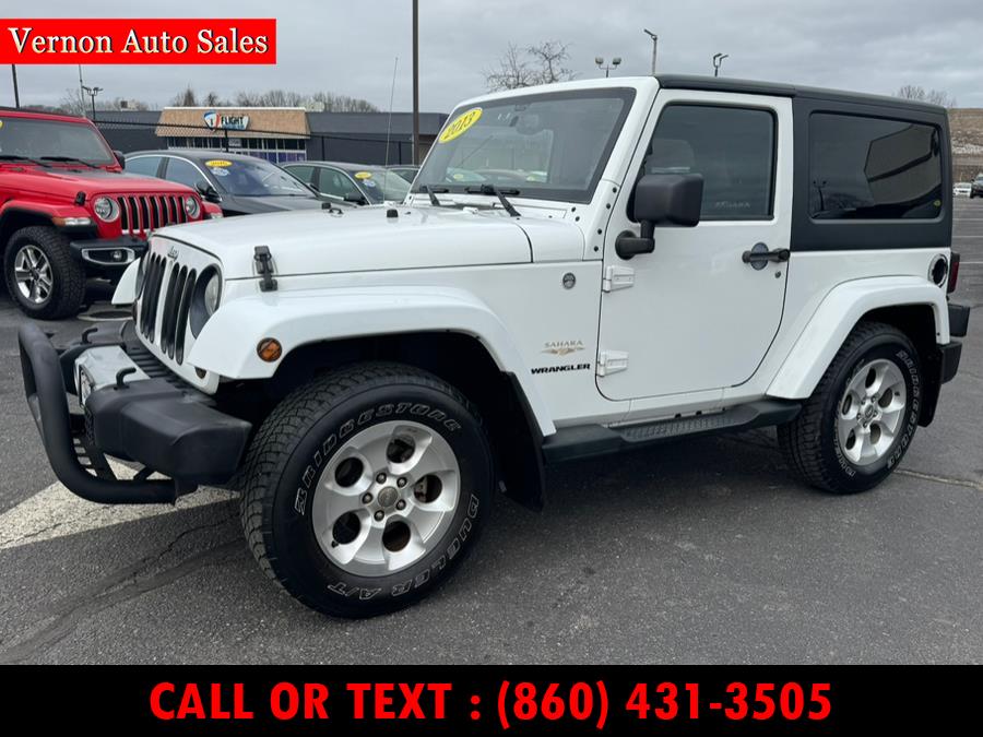 2013 Jeep Wrangler 4WD 2dr Sahara, available for sale in Manchester, Connecticut | Vernon Auto Sale & Service. Manchester, Connecticut 2013 Jeep Wrangler 4WD 2dr Sahara, available for sale in Manchester, Connecticut | Vernon Auto Sale & Service. Manchester, Connecticut
