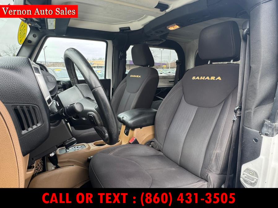 2013 Jeep Wrangler 4WD 2dr Sahara, available for sale in Manchester, Connecticut | Vernon Auto Sale & Service. Manchester, Connecticut 2013 Jeep Wrangler 4WD 2dr Sahara, available for sale in Manchester, Connecticut | Vernon Auto Sale & Service. Manchester, Connecticut