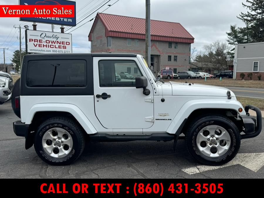 2013 Jeep Wrangler 4WD 2dr Sahara, available for sale in Manchester, Connecticut | Vernon Auto Sale & Service. Manchester, Connecticut 2013 Jeep Wrangler 4WD 2dr Sahara, available for sale in Manchester, Connecticut | Vernon Auto Sale & Service. Manchester, Connecticut