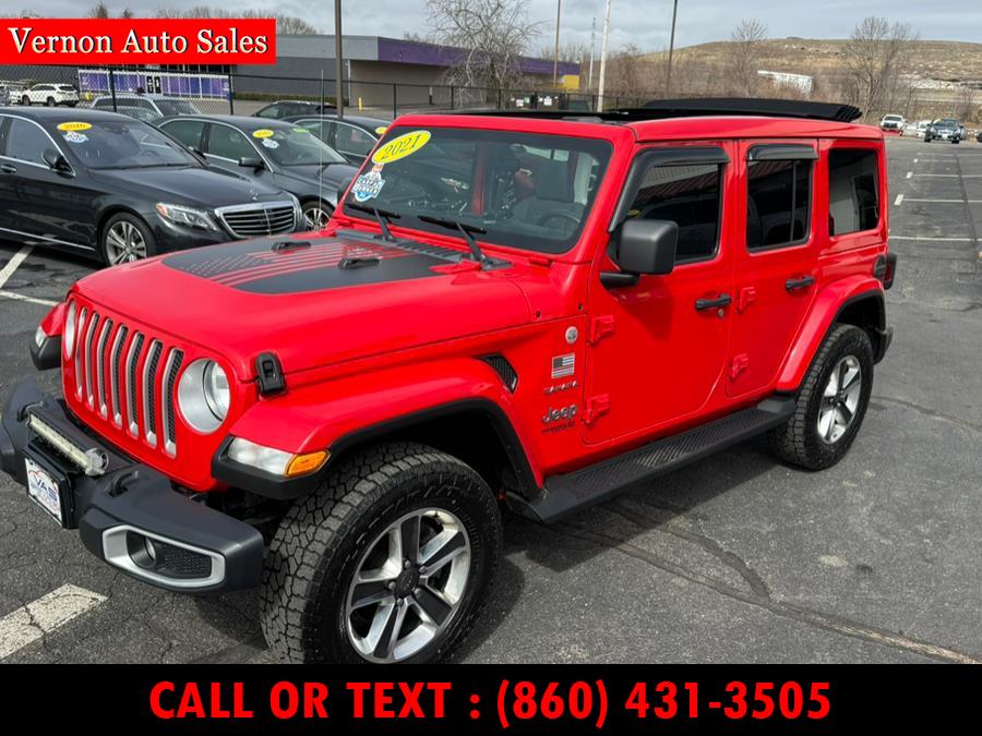 2021 Jeep Wrangler Unlimited Sahara 4x4, available for sale in Manchester, Connecticut | Vernon Auto Sale & Service. Manchester, Connecticut 2021 Jeep Wrangler Unlimited Sahara 4x4, available for sale in Manchester, Connecticut | Vernon Auto Sale & Service. Manchester, Connecticut