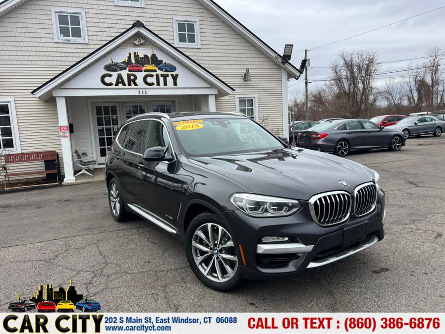 2018 BMW X3 xDrive30i Sports Activity Vehicle, available for sale in East Windsor, Connecticut | Car City LLC. East Windsor, Connecticut 2018 BMW X3 xDrive30i Sports Activity Vehicle, available for sale in East Windsor, Connecticut | Car City LLC. East Windsor, Connecticut