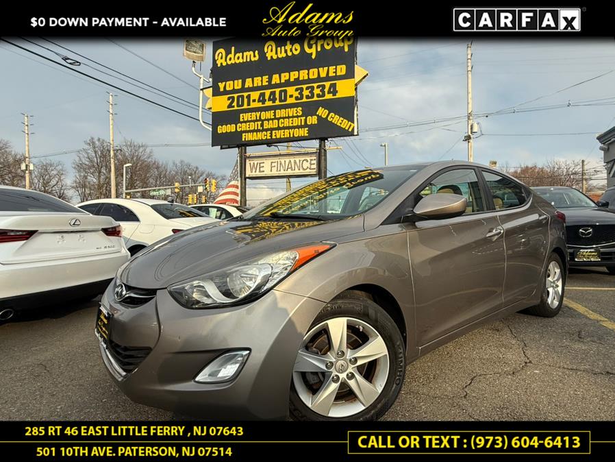 2013 Hyundai Elantra 4dr Sdn Auto GLS PZEV (Alabama Plant), available for sale in Paterson, New Jersey | Adams Auto Group. Paterson, New Jersey 2013 Hyundai Elantra 4dr Sdn Auto GLS PZEV (Alabama Plant), available for sale in Paterson, New Jersey | Adams Auto Group. Paterson, New Jersey