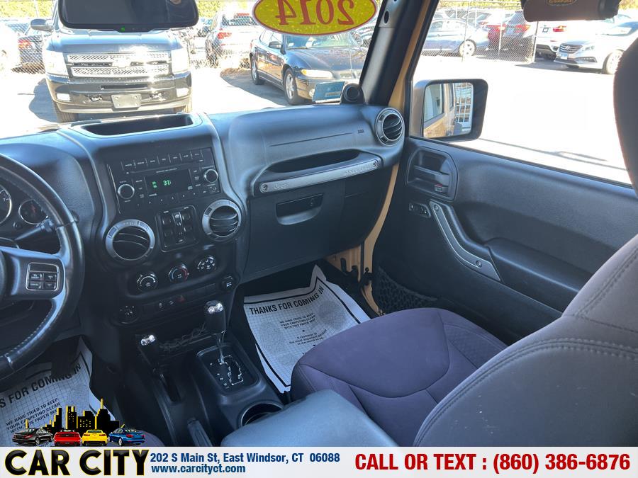 2014 Jeep Wrangler Unlimited 4WD 4dr Sport, available for sale in East Windsor, Connecticut | Car City LLC. East Windsor, Connecticut 2014 Jeep Wrangler Unlimited 4WD 4dr Sport, available for sale in East Windsor, Connecticut | Car City LLC. East Windsor, Connecticut