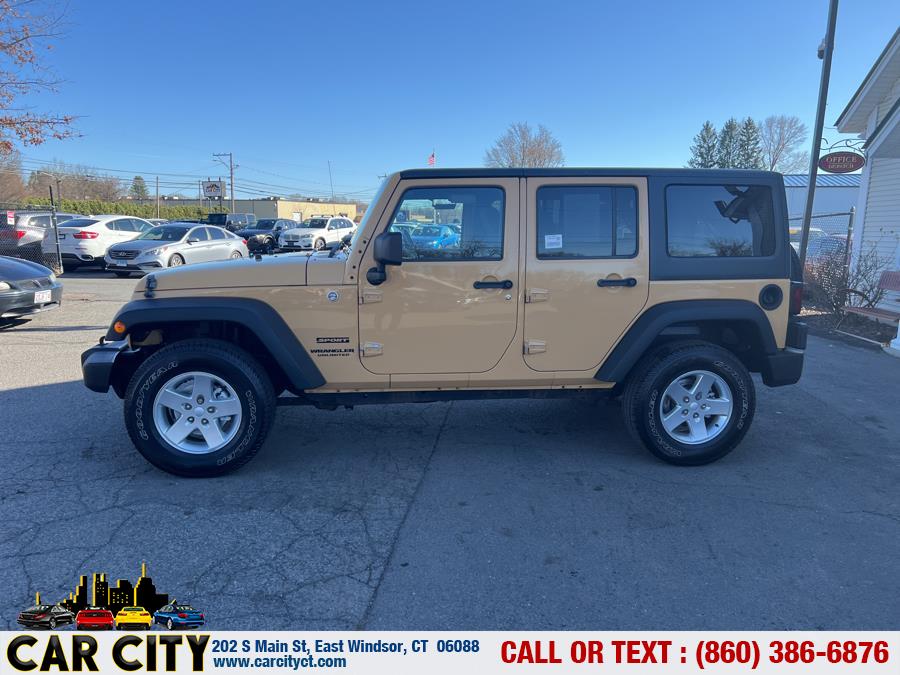 2014 Jeep Wrangler Unlimited 4WD 4dr Sport, available for sale in East Windsor, Connecticut | Car City LLC. East Windsor, Connecticut 2014 Jeep Wrangler Unlimited 4WD 4dr Sport, available for sale in East Windsor, Connecticut | Car City LLC. East Windsor, Connecticut