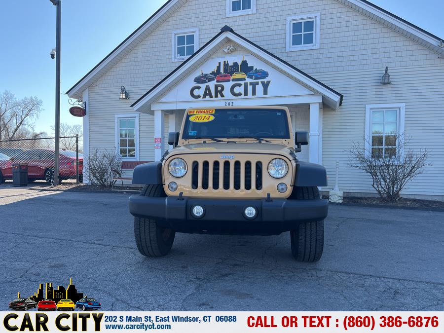2014 Jeep Wrangler Unlimited 4WD 4dr Sport, available for sale in East Windsor, Connecticut | Car City LLC. East Windsor, Connecticut 2014 Jeep Wrangler Unlimited 4WD 4dr Sport, available for sale in East Windsor, Connecticut | Car City LLC. East Windsor, Connecticut