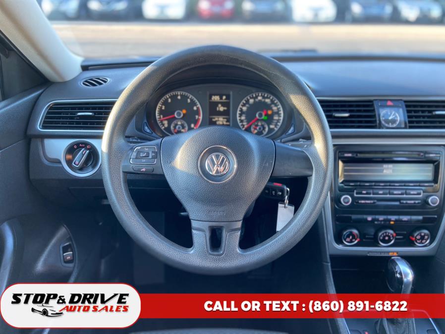 2013 Volkswagen Passat 4dr Sdn 2.5L Auto S PZEV, available for sale in East Windsor, Connecticut | Stop & Drive Auto Sales. East Windsor, Connecticut 2013 Volkswagen Passat 4dr Sdn 2.5L Auto S PZEV, available for sale in East Windsor, Connecticut | Stop & Drive Auto Sales. East Windsor, Connecticut