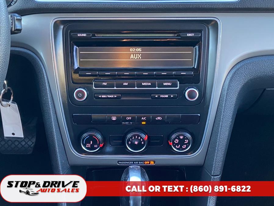 2013 Volkswagen Passat 4dr Sdn 2.5L Auto S PZEV, available for sale in East Windsor, Connecticut | Stop & Drive Auto Sales. East Windsor, Connecticut 2013 Volkswagen Passat 4dr Sdn 2.5L Auto S PZEV, available for sale in East Windsor, Connecticut | Stop & Drive Auto Sales. East Windsor, Connecticut