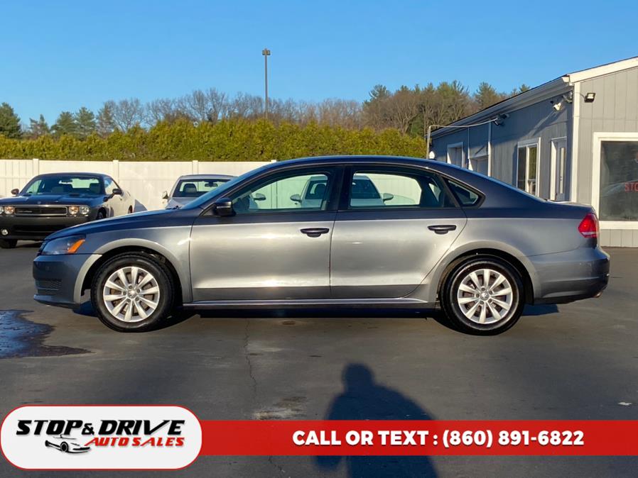 2013 Volkswagen Passat 4dr Sdn 2.5L Auto S PZEV, available for sale in East Windsor, Connecticut | Stop & Drive Auto Sales. East Windsor, Connecticut 2013 Volkswagen Passat 4dr Sdn 2.5L Auto S PZEV, available for sale in East Windsor, Connecticut | Stop & Drive Auto Sales. East Windsor, Connecticut