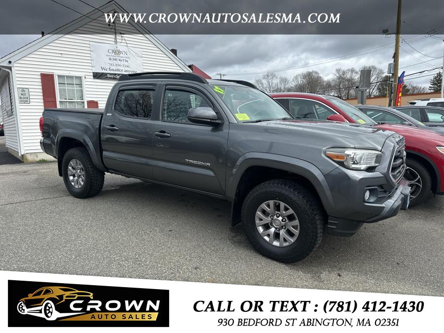 2017 Toyota Tacoma SR5 Double Cab 5'' Bed V6 4x4 AT (Natl), available for sale in Abington, Massachusetts | Crown Auto Sales. Abington, Massachusetts 2017 Toyota Tacoma SR5 Double Cab 5'' Bed V6 4x4 AT (Natl), available for sale in Abington, Massachusetts | Crown Auto Sales. Abington, Massachusetts