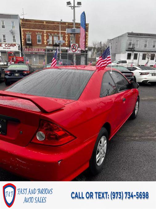 2004 Honda Civic Value Coupe 2D, available for sale in Newark, New Jersey | Fast and Furious Auto Sales. Newark, New Jersey 2004 Honda Civic Value Coupe 2D, available for sale in Newark, New Jersey | Fast and Furious Auto Sales. Newark, New Jersey