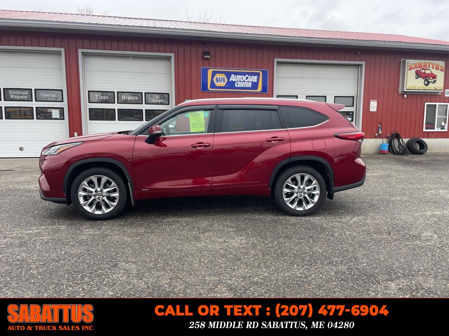 2023 Toyota Highlander Hybrid Limited AWD (Natl), available for sale in Sabattus, Maine | Sabattus Auto and Truck Sales Inc. Sabattus, Maine 2023 Toyota Highlander Hybrid Limited AWD (Natl), available for sale in Sabattus, Maine | Sabattus Auto and Truck Sales Inc. Sabattus, Maine