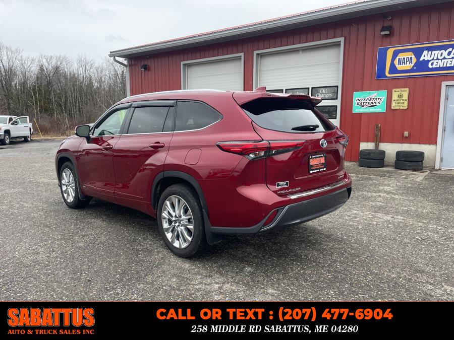 2023 Toyota Highlander Hybrid Limited AWD (Natl), available for sale in Sabattus, Maine | Sabattus Auto and Truck Sales Inc. Sabattus, Maine 2023 Toyota Highlander Hybrid Limited AWD (Natl), available for sale in Sabattus, Maine | Sabattus Auto and Truck Sales Inc. Sabattus, Maine