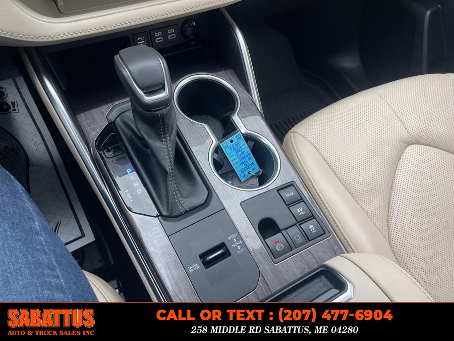 2023 Toyota Highlander Hybrid Limited AWD (Natl), available for sale in Sabattus, Maine | Sabattus Auto and Truck Sales Inc. Sabattus, Maine 2023 Toyota Highlander Hybrid Limited AWD (Natl), available for sale in Sabattus, Maine | Sabattus Auto and Truck Sales Inc. Sabattus, Maine
