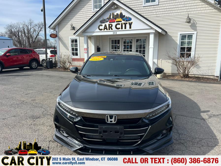 2022 Honda Accord Sedan Sport 1.5T CVT, available for sale in East Windsor, Connecticut | Car City LLC. East Windsor, Connecticut 2022 Honda Accord Sedan Sport 1.5T CVT, available for sale in East Windsor, Connecticut | Car City LLC. East Windsor, Connecticut