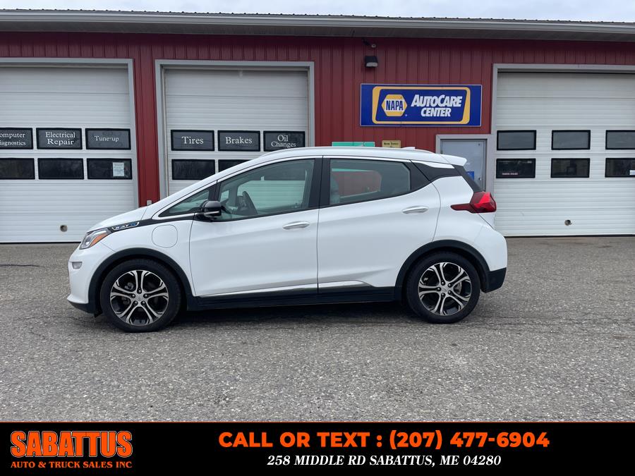 2017 Chevrolet Bolt EV 5dr HB Premier, available for sale in Sabattus, Maine | Sabattus Auto and Truck Sales Inc. Sabattus, Maine 2017 Chevrolet Bolt EV 5dr HB Premier, available for sale in Sabattus, Maine | Sabattus Auto and Truck Sales Inc. Sabattus, Maine