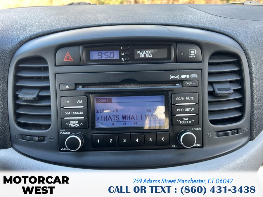 2011 Hyundai Accent 4dr Sdn Auto GLS, available for sale in Manchester, Connecticut | Motorcar West. Manchester, Connecticut 2011 Hyundai Accent 4dr Sdn Auto GLS, available for sale in Manchester, Connecticut | Motorcar West. Manchester, Connecticut