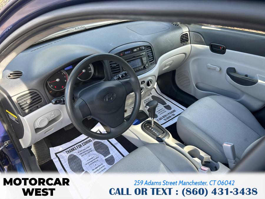 2011 Hyundai Accent 4dr Sdn Auto GLS, available for sale in Manchester, Connecticut | Motorcar West. Manchester, Connecticut 2011 Hyundai Accent 4dr Sdn Auto GLS, available for sale in Manchester, Connecticut | Motorcar West. Manchester, Connecticut