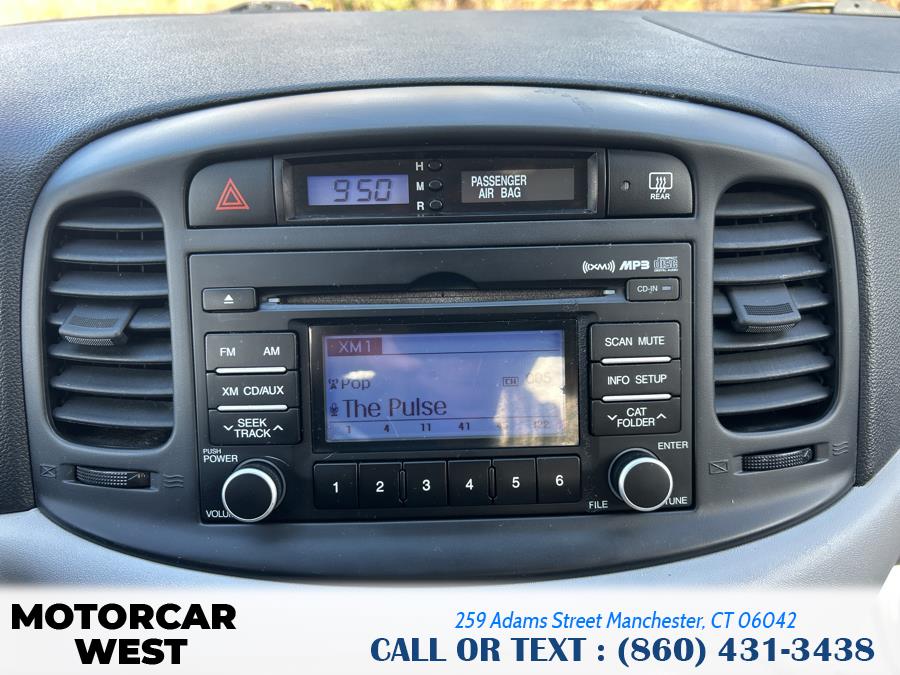 2011 Hyundai Accent 4dr Sdn Auto GLS, available for sale in Manchester, Connecticut | Motorcar West. Manchester, Connecticut 2011 Hyundai Accent 4dr Sdn Auto GLS, available for sale in Manchester, Connecticut | Motorcar West. Manchester, Connecticut
