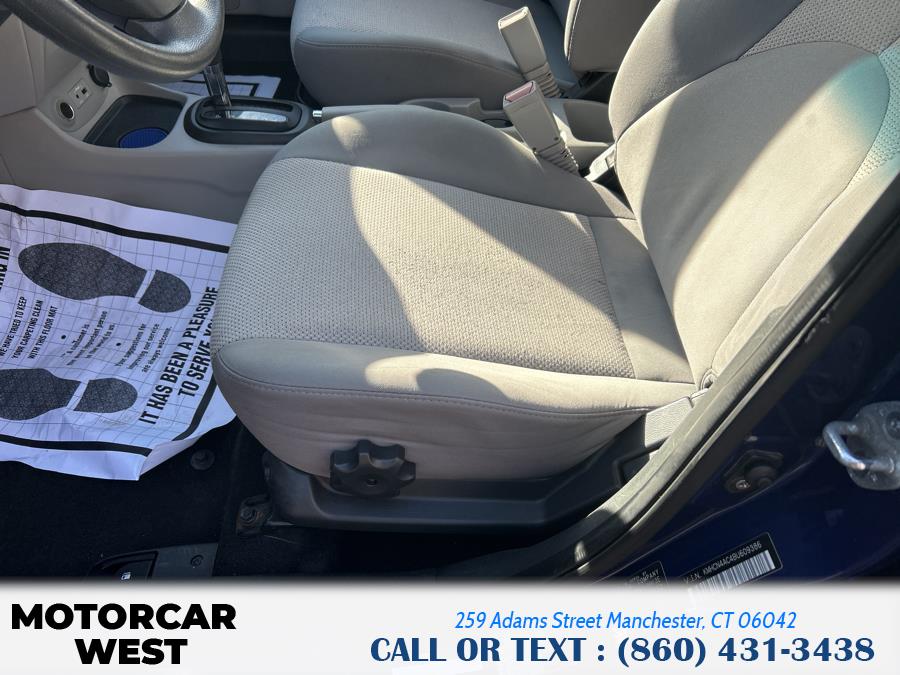 2011 Hyundai Accent 4dr Sdn Auto GLS, available for sale in Manchester, Connecticut | Motorcar West. Manchester, Connecticut 2011 Hyundai Accent 4dr Sdn Auto GLS, available for sale in Manchester, Connecticut | Motorcar West. Manchester, Connecticut