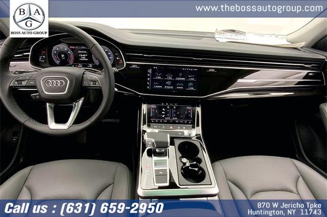 2025 Audi Q8 Premium Plus 55 TFSI quattro, available for sale in Huntington, New York | The Boss Auto Group. Huntington, New York 2025 Audi Q8 Premium Plus 55 TFSI quattro, available for sale in Huntington, New York | The Boss Auto Group. Huntington, New York