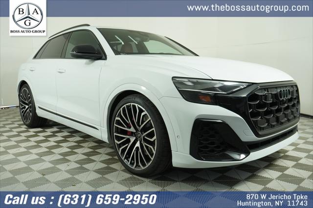 2025 Audi SQ8 Premium Plus 4.0 TFSI quattro, available for sale in Huntington, New York | The Boss Auto Group. Huntington, New York 2025 Audi SQ8 Premium Plus 4.0 TFSI quattro, available for sale in Huntington, New York | The Boss Auto Group. Huntington, New York
