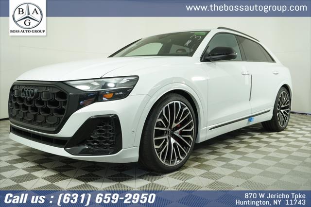2025 Audi SQ8 Premium Plus 4.0 TFSI quattro, available for sale in Huntington, New York | The Boss Auto Group. Huntington, New York 2025 Audi SQ8 Premium Plus 4.0 TFSI quattro, available for sale in Huntington, New York | The Boss Auto Group. Huntington, New York